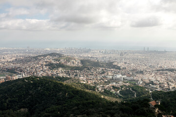Fototapeta na wymiar Barcelona Cityscape