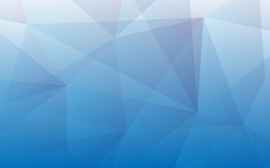 Abstract Modern Background with Low poly Element and Blue Gradient Color
