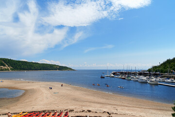 The beach of Tadoussac