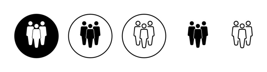 people icons set. person sign and symbol. User Icon vector