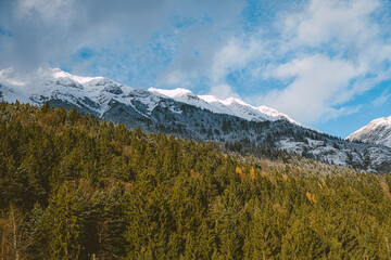 Snow Mountains in Innsbruck Austria