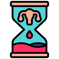 menopausal filled outline icon
