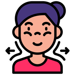 weight gain filled outline icon