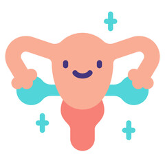 menstrual flat icon
