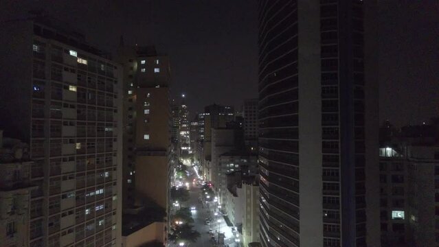 Sao Paulo, Centro a noite