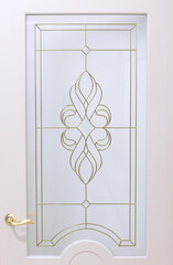 stained glass beautiful stained glass ornament for interior doors tin film decorative composition
