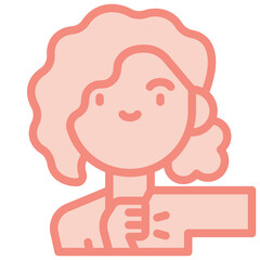 dressing two tone icon