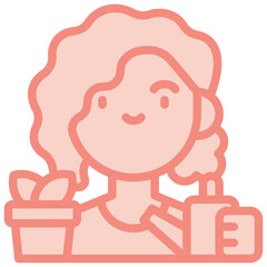 watering two tone icon