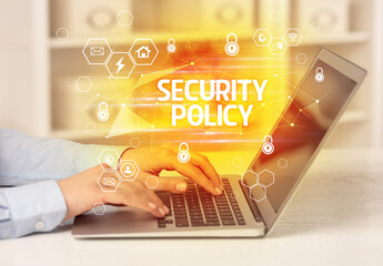 internet security and data protection concept