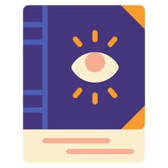 grimoires flat icon