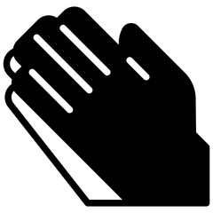 hand solid icon