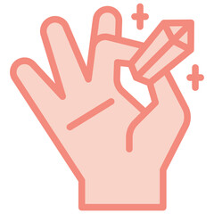 gemstone two tone icon