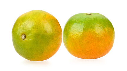 tangerine isolated on whtie background