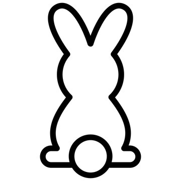 bunny outline icon