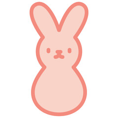 Obraz premium bunny two tone icon