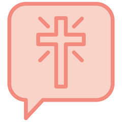 cross two tone icon