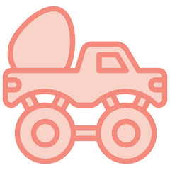 truck two tone icon © narak0rn