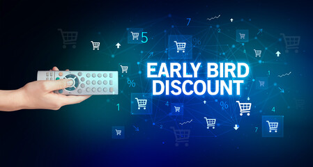 male hand holding wireless peripheral