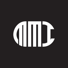 PrintMMI letter logo design on black background. MMI creative initials letter logo concept. MMI letter design.