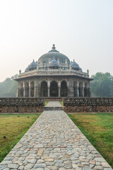 A portrait shot of a tomb near humayun's tomb. Great monuments captured in New Delhi.