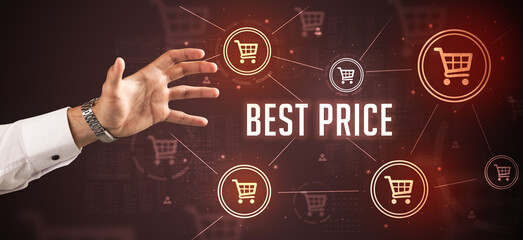 Close-Up of cropped hand pointing