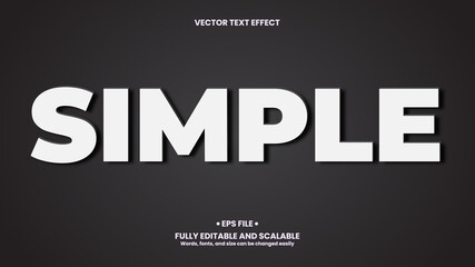 Simple Minimalist Text Effect