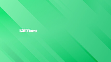 Obraz premium Abstract Green Gradient Background with Lines
