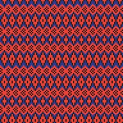 Argyle Fair Isle Seamless Pattern Design