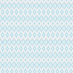 Argyle Fair Isle Seamless Pattern Design