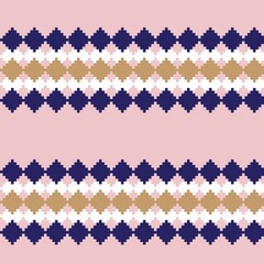 Argyle Fair Isle Seamless Pattern Design