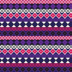 Argyle Fair Isle Seamless Pattern Design