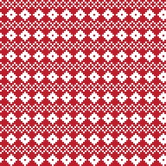 Argyle Fair Isle Seamless Pattern Design