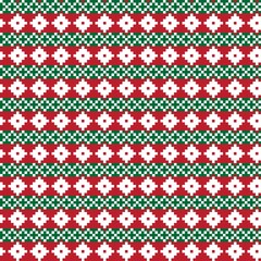 Argyle Fair Isle Seamless Pattern Design