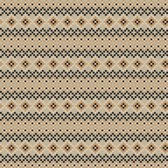 Argyle Fair Isle Seamless Pattern Design