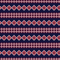 Argyle Fair Isle Seamless Pattern Design