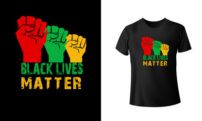 Black Lives Matter T-Shirt Design
