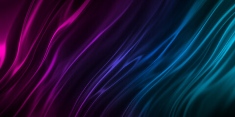 Abstract colorful gradient light fluid wavy dynamic isolated on black background in concept modern, technology