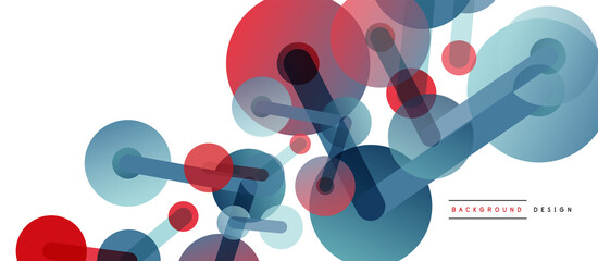 Network concept abstract background. Dots connection. Big data idea. Business template for wallpaper, banner, background or landing