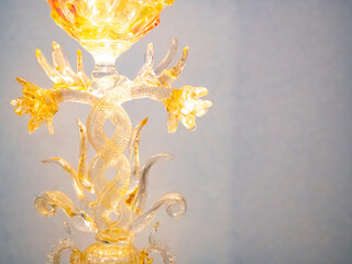 美しいガラス細工の作品