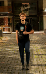 person in the street