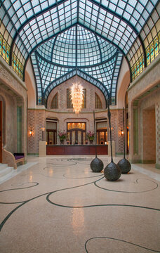Four Seasons Hotel Budapest Gresham Palace (Gresham-palota) in Budapest. Hungary