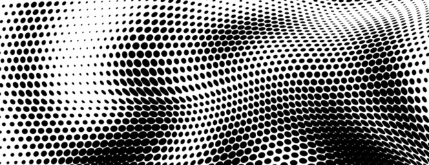 The halftone texture is black and white. A chaotic pattern of dots. Background for business cards, websites, catalogs