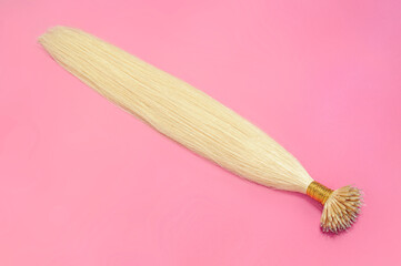 Micro Beads Nano Ring Straight Blonde Human Hair Extensions