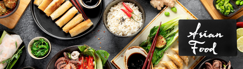 Asian food concept.