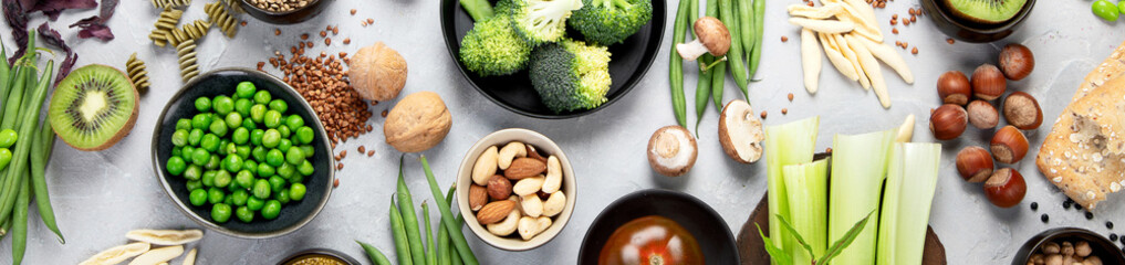 Food sources of plant based diet.