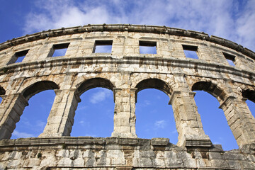 Obraz premium Pula Arena - Roman amphitheatre in Pula. Croatia