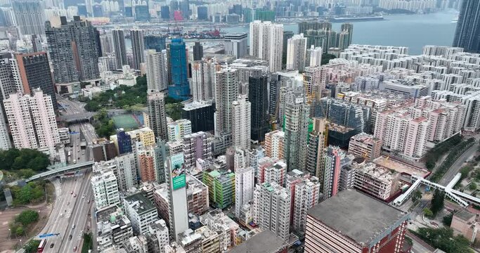 Top view of Hung Hom district