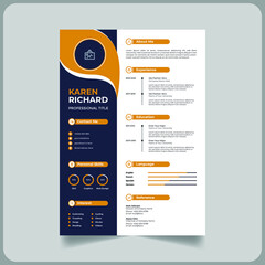 Creative cv or resume template