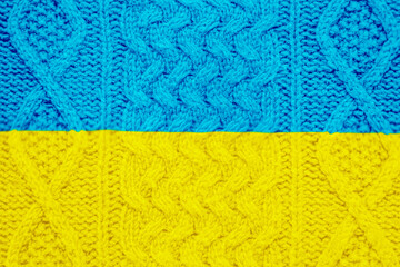 ウクライナ国旗色のセーター 