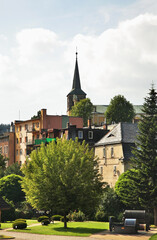Fototapeta na wymiar View of Duszniki-Zdroj. Poland
